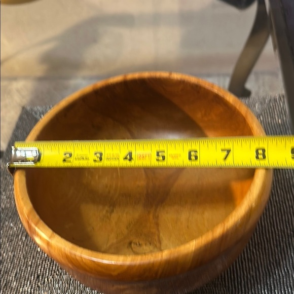 Handturned Alaskan Golden Birch Bowl – Signed by Lowell “Knute” Knutson. - Picture 10 of 11